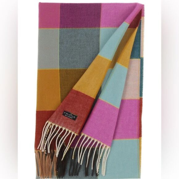 FRAAS CASHMINK - MADE IN GERMANY - Scarf - petrol NWT in packaging - Picture 1 of 12